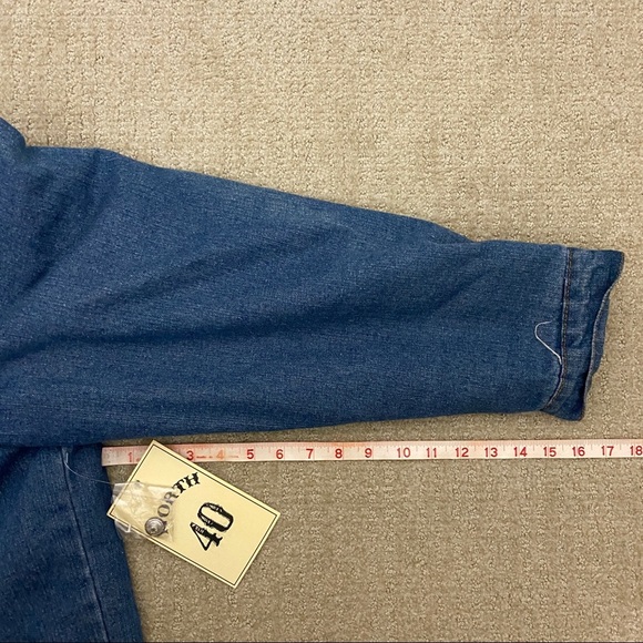 North 40 Sherpa Lined Denim Jacket Mens Size XXL - Picture 8 of 8